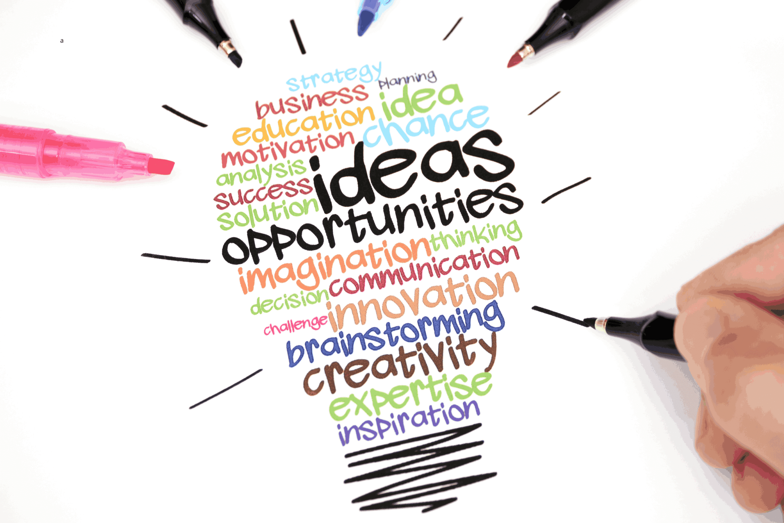 ideas de negocios online - ilustración conceptual