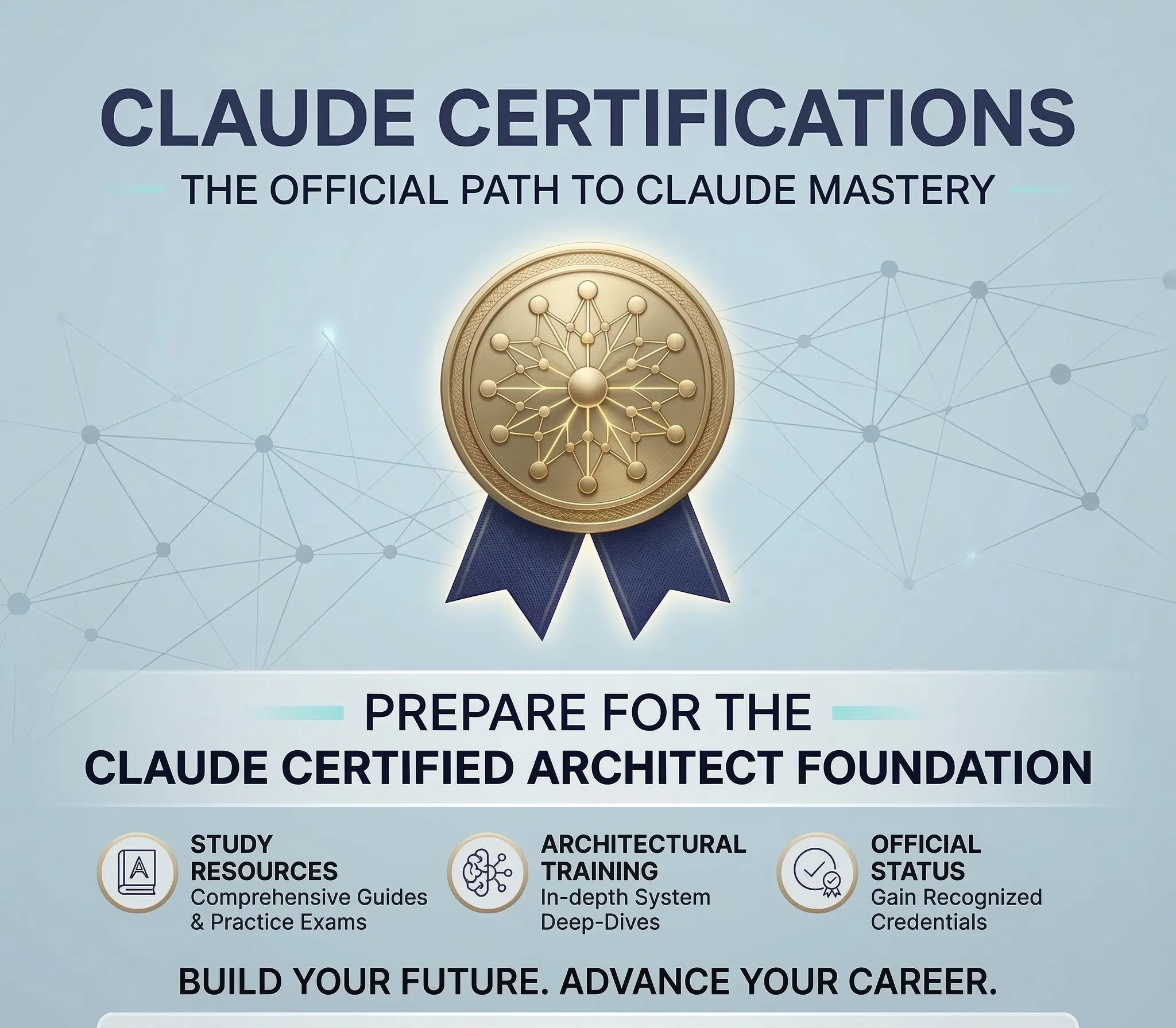 claude certified architect - ilustración conceptual
