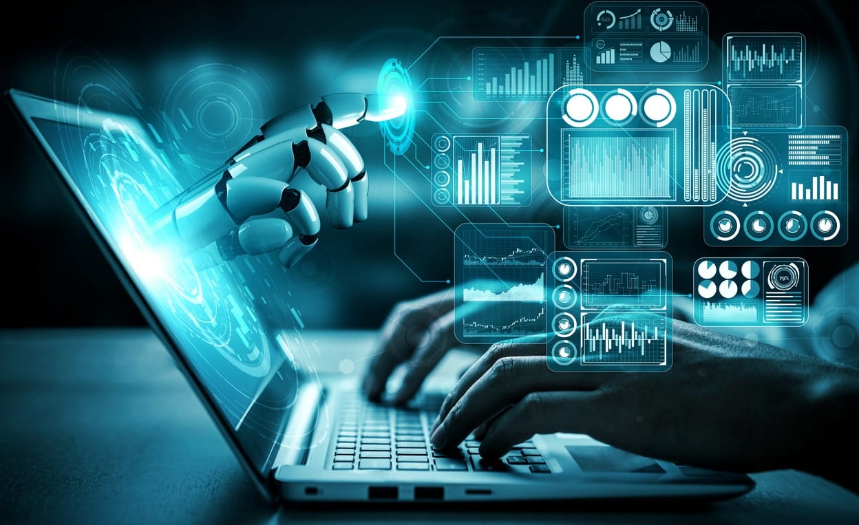 automatización con inteligencia artificial - ilustración conceptual