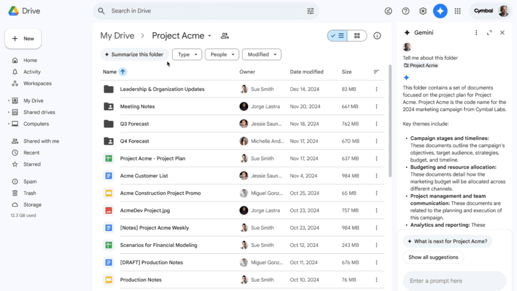 Características de Gemini AI en Google Drive: beneficios y aplicaciones prácticas