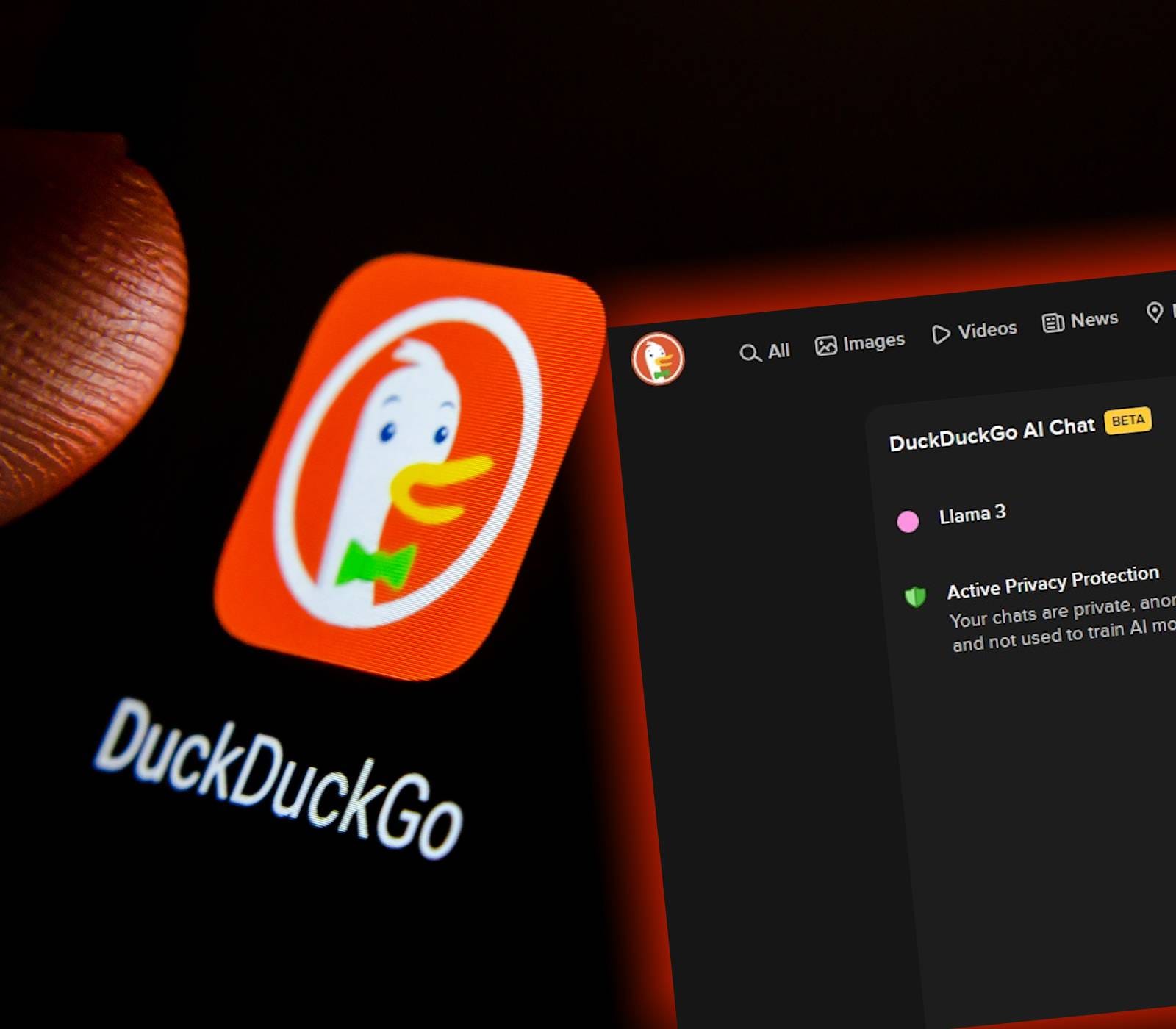 duckduckgo ai chat - ilustración conceptual